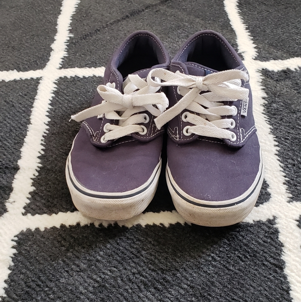 EUC Blue Vans